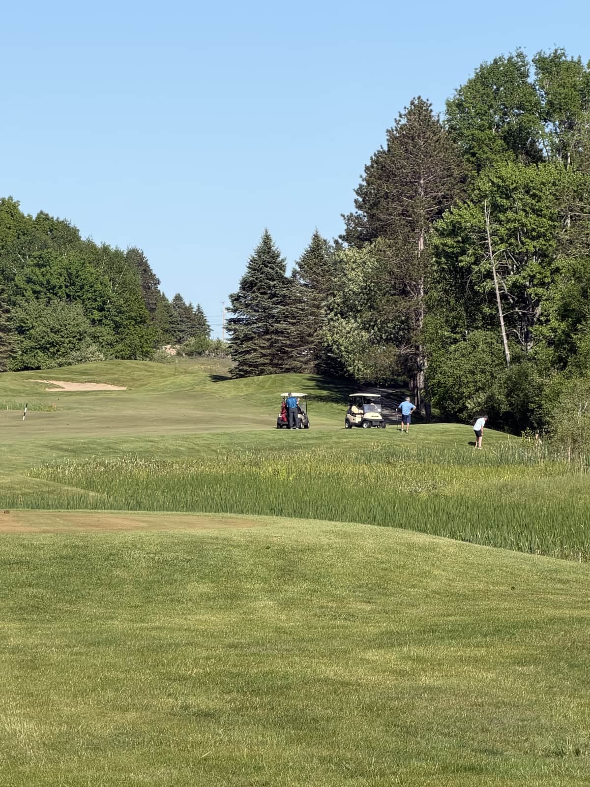 GPS distances to the green