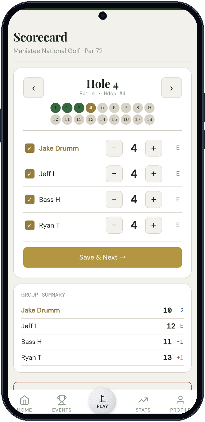 Game format selection